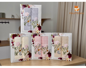 Набор баня+лицо цветы